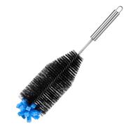 Bottle Brushes for Cleaning, 31cm Narrow Neck Glass Water Bottle Brush, Stainless Steel Scrubber Tool with Soft Sponge Reusable Kitchen Accessories for Cups Wine Tumbler