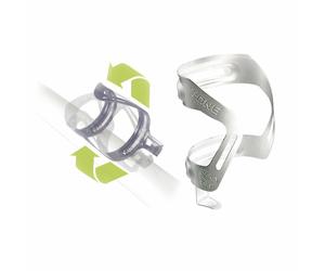 Bottle Cage T-One Bike Alloy Anodized Silver, 18 x 10 x10 cm Adjustable