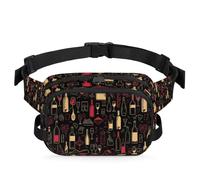 Bottle Canister Glass Waist Bag Multifunction Pack for Travel Sport Running Fanny Pack Bumbag Pouch Purse Belt Bag for Women Men Kids Girls Boys