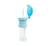 Bottle Cap - Universal Leak Proof Straw Top Lid | Portable Spill Resistant Drink Cap Replacement Bottle Cover for Travel, Camping Outdoor, Water, Juice Milk Use, Food Grade Silicone Compact