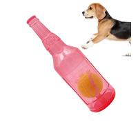 Bottle Chew Toys for Dogs - Creative Sound-Making Bite Toy Design | Engaging Rubber Shell with Crackle Insert and Bounce Action Feature for Active Puppy Playtime Behavior Stimulation