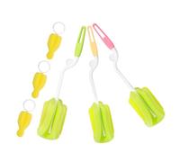 Bottle Cleaner Sponge Feeding Cleaning Brush with 360 Degree Rotation