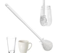 Bottle Cleaning Brush - Long Handle Bottle Cleaning Brush | Hanging Bottle Cleaner for Cup Glassware, Bottle Scrubber for Thin Neck Containers