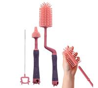 Bottle Cleaning Brush Milk Milk Bottle Cleaning Brush with Silicone Brains and 360 Degree Rotating Water Bottle for Home Rotating Handle Handle Cepi