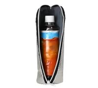 Bottle Cooler Bag, 9.84 x 3.35 x 3.35 Inch Portable Waterproof Insulated Pack for Cold Drinks, Picnic, Work, Camping, Daycare, Cycling, Outdoor Travel, Summer and Winter