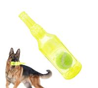 Bottle Dog Toy - Squeaky Puppy Exercise Supplies | Outdoor Dog Puzzle Toy | for Pet Parents Trainers Teething Relief Apartment Cuddle Time Bedtime Routine Bedroom Living Room Study Park