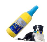 Bottle Dog Toy - Wine Bottle Shape Fun Game,Plush Chew Toys | for Teething Mental Stimulation Physical Activity Indoor Outdoor Crate Enrichment