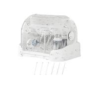 Bottle Dryer - Baby Bottle Drying Rack Storage Container with Lid Compact Portable Kitchen Accessories Space Saving Removable Drip Tray for Nursery Worktop Week, Creamy, see description, See