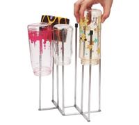 Bottle Drying Rack - 8 Pole Cup Drainer Holder | Space Saving Stainless Steel Dish Racks, Bottle Drying Rack, Suitable for Vine Cups