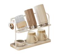 Bottle Drying Rack - Double Layer Carbon Steel Countertop
