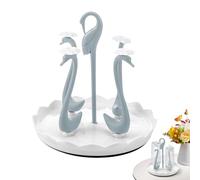 Bottle Drying Rack - Gooseneck Drainer for Drinks Bottles | Drinking Glasses Drip Holder and Organiser | Suitable for Kitchen Dining Room On the Go Camping Hotel Children's Room Office Pantry