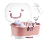 Bottle Drying Rack Large Nursing Bottle Storage Box Organizer with Cover