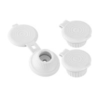 Bottle Emptying Lid - 3X Lotion Cap Set, Upside Down Pump Bottle Covers, Sealing Spill Proof Bottles Top, Durable Kitchen Bathroom Accessory, Easy Pour Design | Practical Cap Solution for Shampoos an
