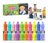 Bottle flip Game, Match The Bottle Color Game, Fun Family Games, Bottles Matching Games, 2-4 Player Bottles Color Match Toy Gifts for Travel Camping Holidays Party Night