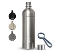 Bottle for Aarke Carbonator 3 & 2, Smeg, Brita SodaOne, Sodapop Cooper & Philips GoZero - 1.3L Stainless Steel Replacement Bottle, Dishwasher Safe, Alternative Aarke Bottle - with Carry Handle (2