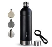 Bottle for Aarke Carbonator 3 & 2, Smeg, Brita SodaOne, Sodapop Cooper & Philips GoZero - 1.3L Stainless Steel Replacement Bottle, Dishwasher Safe, Alternative Aarke Bottle - with Carry Handle (2