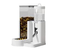 Bottle for Criceti - 2-in-1 Food | Automatic Trinkflasche Mit Futternapf | Wasserspender Für Hamster Kaninchen Meerschweinchen Für Innen Und Außen