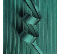 Bottle Green 18mm Wide Satin Bias Binding Edge Tape - Pre-Folded - 10 Metres