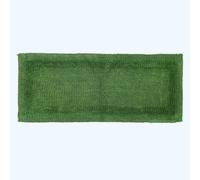 (Bottle Green, Bath Mat Runner) Luxury Reversible Cotton Bath Mat