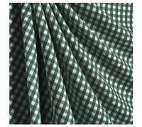 Bottle Green Gingham Corded 1/4" Size Check Polycotton Fabric for Uniforms. Sewing, Dressmaking, Arts & Crafts, Tablecloths, Shirting, Bunting l 45" - 112cms Wide | Sold by The Metre