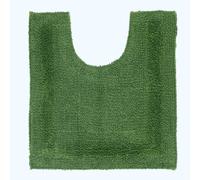 (Bottle Green, Pedestal Mat) Luxury Reversible Cotton Bath Mat
