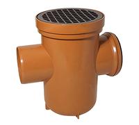Bottle Gully (Rear Inlet) 110mm Underground Drainage Pipe Fittings Bend Trap Gulley Socket Grid Coupler