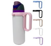 Bottle Handle for Owala FreeSip 24oz 32oz 40oz - Strong Plastic Water Bottle Holder, Durable Easy Carry Accessory for Running, Jogging, Gym, Hiking, and Drinking While Driving & More