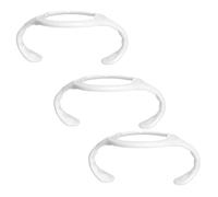 Bottle Handles Compatible with Tommee Tippee Closer to Nature Bottles 5oz/9oz, Pack of 3 | White