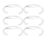Bottle Handles Compatible with Tommee Tippee Closer to Nature Bottles 5oz/9oz, Pack of 6 | White