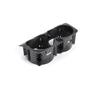 Bottle Holder Compatible With Benz For W213 E Class 2016-2021 Carbon Fiber Pattern Center Console Insert Drinks Water Cup Holder 2056800691(WHITE)