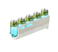 Bottle Holder for the Refrigerator, Storage and Presentation Display, for Drinks in the Fridge, For Use in Kitchen Cupboard, Freezer, Bar Counter and Home