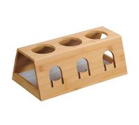 Bottle Holder For Water Bottles Made Of Bamboo Draining Rack Bottle Stand