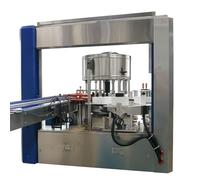 Bottle Labeling Machine, Automatic Rotary Label Applicator with Touch Screen Control, Easy Setup & Low Maintenance for Food & Beverage Production