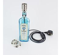 Bottle Lamp Kit 31 | 22-24mm Bung | Black Cable | Chrome ES, E27, Edison Screw Lampholder.