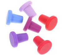Bottle Liquor 6pcs Silicone and Stoppers Wine for Bottles