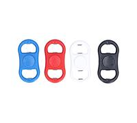 Bottle Opener Beer Opener Manual Bottle Cap Opener Premium Durable Double Headed for Kitchen Bar Party Black White Blue Red 4Pcs Portable Stress Relief Toy 8x4x1.3cm