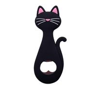 Bottle Opener - Cat Shape Stainless Steel Magnetic Back Creative Soft Kitchen Gadgets | Comfortable Durable Household Tool for Home Bar, Restaurant, Cabin, Party
