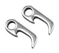Bottle Opener Keychain Stainless Steel Beer Opener Portable Pendant Pocket Keyring Bottle Funny Gifts Multipurpose Stainless Steel Keychain Tool