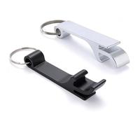 Bottle Opener Keyring, 2 Pcs Beer Opener, Mini Key Ring Bottle Opener, Aluminum Alloys Multi-Function Openers, Opener Keychain, for Party, Festivals, Gatherings