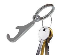 Bottle Opener Keyring, Bottle Opener Keychain for Men Small Titanium Bear Opener Accessories Can Opener Pendant Travel Keychain Portable Gadget p