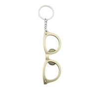 Bottle Opener Keyring Keychain Cat Shaped Eyeglass Shaped Opener Key Chain Funny Soda Beer Opener Pocket Key Ring Mini Key Ring Keys Holder for Daily Use Home Pub Bartenders Practical Gifts for Friend