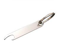 Bottle Opener Keyring Stainless Pocket Small Beer Keyring Keychain for Home Party Beer Lover Simple Keychain Opener