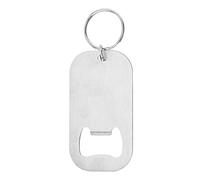 Bottle Opener Keyring - Stainless Steel Bottle Opener Keychain | Flat Bottle Opener for Home | Kitchen Gadgets | Portable Bar Tool | Convenient Pocket Accessory for Home, Outdoor, Camping, Travel