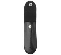 Bottle Opener Leather, Leather Wine Knife Case Corkscrew Small Bag PU Bottle Opener Holster 5.9×2.0 Inch (Black)