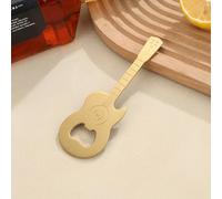 Bottle Opener,Metal Guitar Beer Bottle Opener with Magnet, Durable Pop Can Soda Can Opener,Men DIY Gifts (Golden)