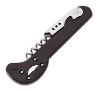 Bottle Opener Wine Corkscrew With Foil Cutter Wine Bottles Top Opener Black