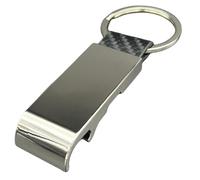 Bottle Opener with a Magnetic Trolley Coin New Pound Shape with PVC Leather Strap and Keyring, Gifts for him b’Day Xmas