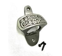 Bottle OPENERS CAST Iron for Wall MOUNTING, Stella, Brew Dog, COCA COLA, Pepsi and More (COCA COLA)