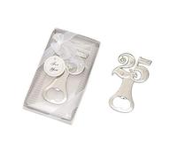 Bottle Openers Silver Wedding Favors Decorations, 25 Shaped, Gift Box Party Supplies, Silver Wedding, 25th Anniversary, 25 Birthday Party,Party Favors (20)