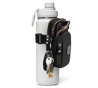 Bottle Pouch Gym Water Caddy with Phone Holder, Water Bottle Sleeve Bag with Pocket for Cards, Keys, Wallet, Gym Bottle Accessories for Men Women